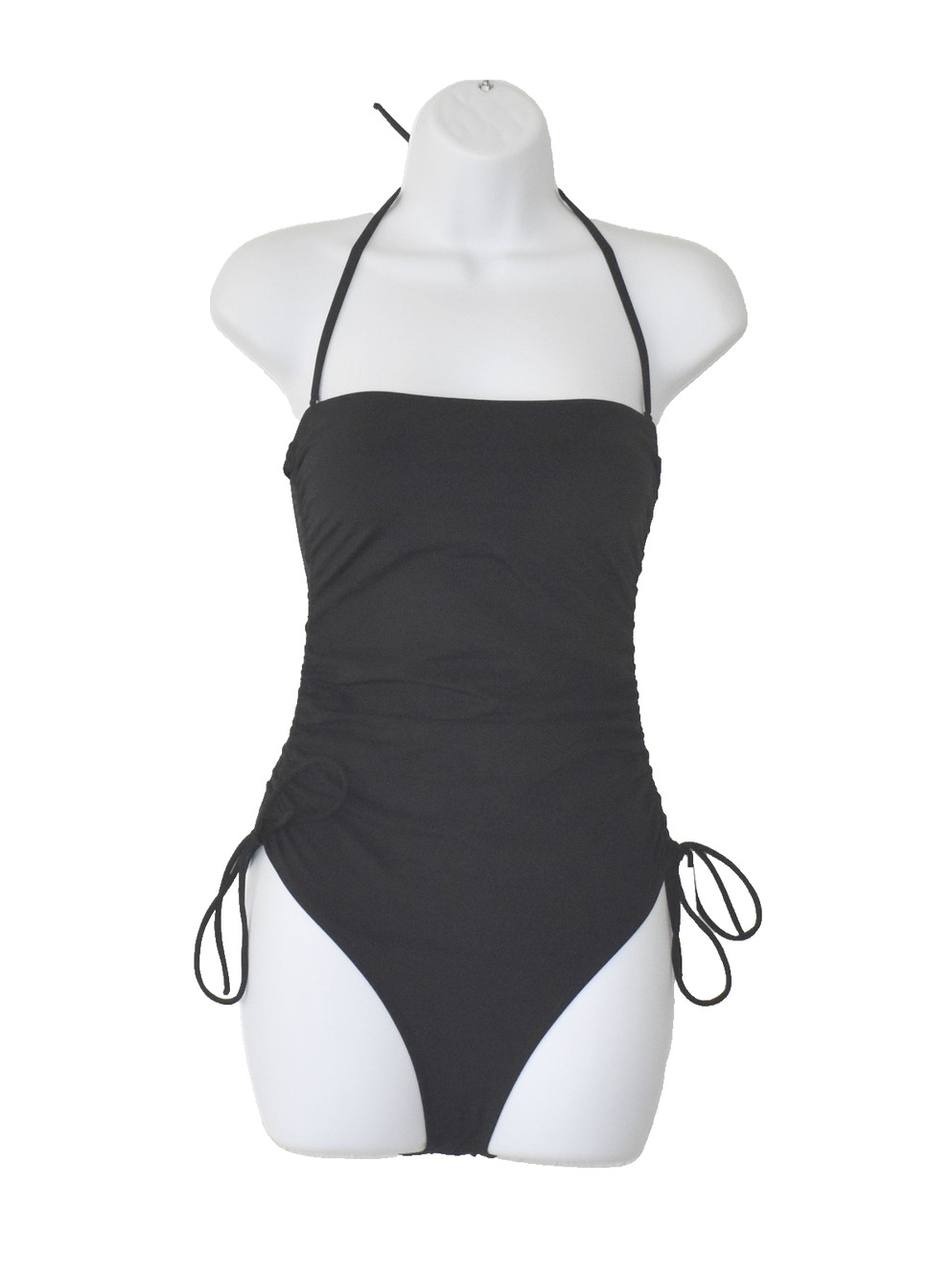 A8 NWT REFORMATION Bandi Black Nylon One Piece Swim Suit Size S